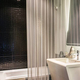 Striking Brite Aluminum mesh shower divider panel