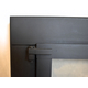 Hinge detail for fixed panel door
