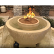 Closeup of the California Fountain Fire and Water Bowl in Sand Color