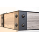 Engadina Steel Wood Insert Corner Detail