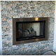 4 Sided Fireplace Surround Kit In Brushed Stainless Steel Customer Install
