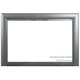 Bungalow Fireplace Door in Brushed Nickel Finish