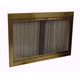 Antique Brass Fireview Masonry Fireplace Door