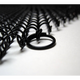 Close up of 1/2" hanger rings for fireplace mesh curtain.