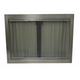 Brushed Nickel Genesis Custom Fireplace Door