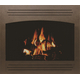 Cascade Fixed Screen Direct Vent Refacing shown in Bronzed Iron powder coat finish with STO1515 louver design