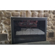 Customer Installed Piccolo Fixed Size Custom Masonry Fireplace Door Overlap Fit