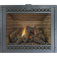 Blacksmith Fixed Screen Direct Vent Refacing shown with natural clear finish