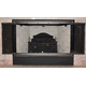 Vintage Iron Finish Fireplace Door