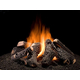 Wilderness Oak Fire Pit Log Stack with Stainless Steel Burner
