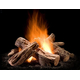 Wilderness Split Fire Pit Log Stack with Stainless Steel Burner