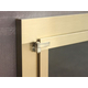 Frame Corner Close Up Of A Door With Brass Overlay