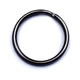 3/4" Split Key Ring - Gun Metal Finish