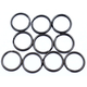 3/4" Split Key Rings - Black Finish