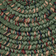 Goods of the Woods 48” x 27” Braided Multi-Green Half-Round Hearth Rug Pattern