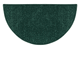 Goods of the Woods 48” x 27” Flame Green Half-Round Hearth Rug