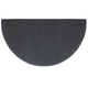 Goods of the Woods 48” x 27” Cottage Charcoal Half-Round Hearth Rug