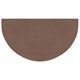 Goods of the Woods 60” x 32” Guardian Brown Half-Round Hearth Rug