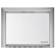 Brushed Satin Nickel Athena Masonry Fireplace Door