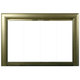 Bungalow Custom Masonry Fireplace Door in Vintage Brass artisan finish