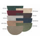 Flame Polyester Half-Round Hearth Rug Colors and Codes