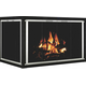 Appalachian Masonry Corner Fireplace Door