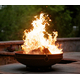 Emperor Fire Pit Burning