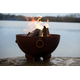 Nepal Gas Burning Fire Pit 41 Inches