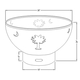 Tropical Moon Fire Pit Specs