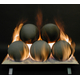 20 inch Alterna FireBalls Ventless Fireplace Gas Set by Rasmussen Gas Logs