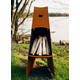 Fire Pit Art 48" Tall Vesuvius Wood Burning Fire Pit