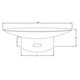 70" Bella Vita Fire Pit Specs