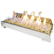 RealFyre Fyre Glass Contemporary Gas Set with Reflective Gold Fyre Glass