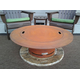 Iron oxide patina finish that will beautifully mature over time