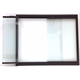 Sottile Masonry Fireplace Door In Rustic Matte Black Finish