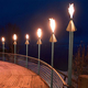 Copper cone automated tiki torch kit