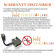 Important safety & warranty information!