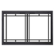 Stiletto Zero Clearance Fireplace Door Inside Fit With Mission Window Pane