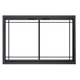 Temco Stradella Inside Fit Zero Clearance Fireplace Door With Window Pane