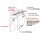 Allegheny Masonry Fireplace Door Profile Detail
