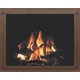 Cascade Fixed Pane Masonry Fireplace Door For One Side Of See-Thru Fireplace
