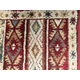 Vista Ancient Red Olefin Hearth Rugs Close Up Corner View