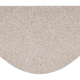 Goods of the Woods 48” x 27” Homefire Linen Half-Round Hearth Rug