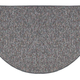Goods of the Woods 48” x 27” Homefire Grey Half-Round Hearth Rug