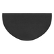 Goods of the Woods 60” x 32” Guardian Black Half-Round Hearth Rug