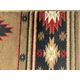 Vista Desert Brown Olefin Hearth Rugs Close Up Corner View