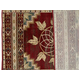 Vista Ancient Red Olefin Hearth Rugs with Back Surface View