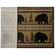 Vista Bears Evergreens Olefin Hearth Rugs with Back Surface View