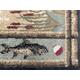 Vista Angler Olefin Hearth Rugs Close Up Corner View