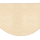 Goods of the Woods 48” x 27” Stream Sand Nylon Half-Round Hearth Rug